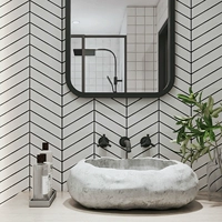 Керамическая мозаичная кухня северная рыба -костя