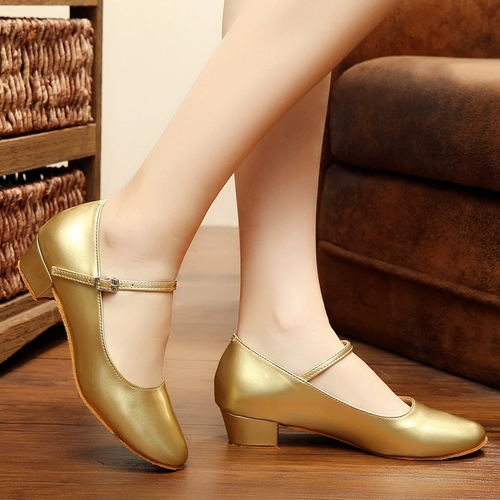 Неожиданная танцевальная обувь Женская национальная спектакль майоры латиноамериканские демонстрации золотые серебряные дети Синьцзян танцы обувь Тибетское лето