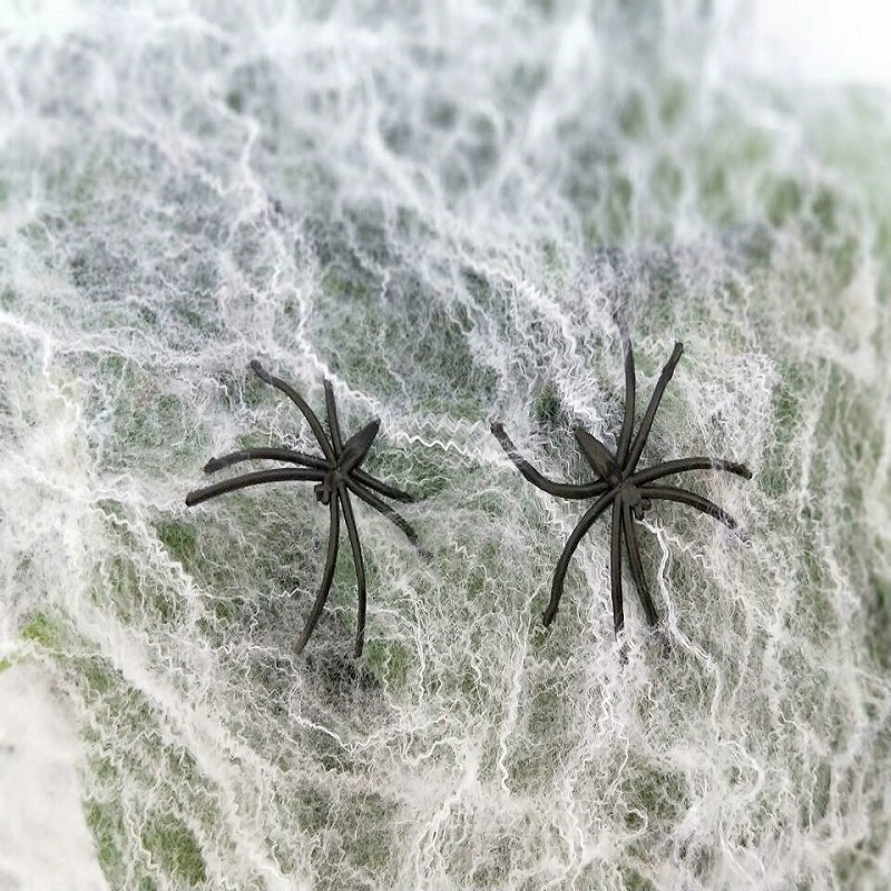 Vật phẩm trang trí Halloween đặc biệt-mạng nhện bông đen nhện bông trắng nhện mạng nhện - Sản phẩm Đảng / Magic / Hiệu suất