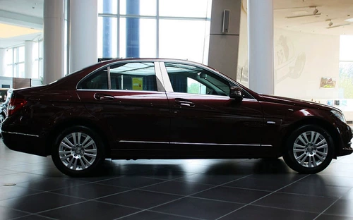 08-13 Mercedes-Benz C-Class W204 Модифицированное окно BC Средний столб