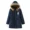 Chống mùa mùa thu và mùa đông mới của Hàn Quốc phiên bản cộng với nhung áo khoác bông lỏng áo khoác lớn cổ áo lông thú bông dài phụ nữ áo bông quần áo kích thước lớn