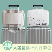 Xe đẩy va li túi du lịch nữ xách tay Hàn Quốc phiên bản của ngắn khoảng cách nhỏ chuyến đi kinh doanh du lịch công suất lớn ánh sáng và đơn giản túi lưu trữ hành lý