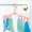 Móc khóa kiểu Nhật Bản móc khóa đa năng móc treo quần áo kẹp quần áo nhỏ vớ phơi giá 8 clip - Hệ thống giá giặt