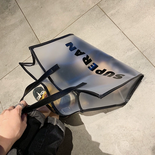 Модная водонепроницаемая портативная матовая защитная сумка из ПВХ, популярно в интернете, в корейском стиле, увеличенная толщина