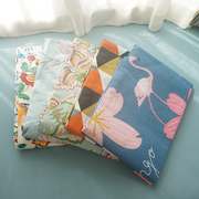 Xuất khẩu chất lượng cao mùa hè bông nhỏ vải tờ bông cũ thô vải giường đơn duy nhất gối dày ngủ tấm
