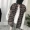 Dongdaemun Quần áo nam Hàn Quốc mua kiểu sống kẻ sọc viền rộng tay áo bat tay áo 190629 - Dệt kim Vest