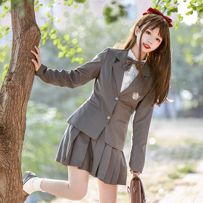 taobao agent Genuine student pleated skirt, Japanese school skirt, cute jacket