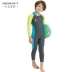 Áo tắm dài tay trẻ em nhập khẩu Nhật Bản Áo tắm một mảnh chuyên nghiệp bé gái 4-10 tuổi mau khô áo chống nắng đi biển - Đồ bơi trẻ em Đồ bơi trẻ em