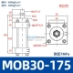 Thanh giằng Xi lanh thủy lực hai chiều Xi lanh nhẹ MOB 32/40/50/63/80/100-50/150/200LB-FA