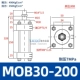 Thanh giằng Xi lanh thủy lực hai chiều Xi lanh nhẹ MOB 32/40/50/63/80/100-50/150/200LB-FA