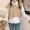 Mùa xuân và mùa hè Hàn Quốc lỏng ulzzang đan áo sơ mi sinh viên + áo len ngắn tay áo vest phù hợp với nữ