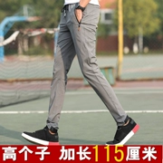 Mở rộng phiên bản 120 cm thể thao ngoài trời quần âu trai chân quần Slim 115 cm chín quần nam quần mùa hè phần mỏng