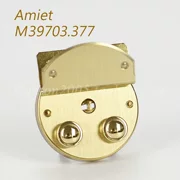 Thụy Sĩ Amiet khóa hành lý khóa da M39703.377 vàng lắp ráp trong nước - Phụ kiện hành lý