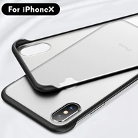 Apple X/XS выделено [обновлять ультратонкие модели без модели] прохождение металла черного цвета