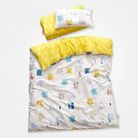 Mẫu giáo chăn bông ba mảnh trẻ em quilt bé ngủ cotton phiên bản AB giường với lõi sáu mảnh mùa đông 	drap giường cho bé	