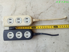 Декор для выключателя 日本进口二手2平方摔不坏砸不烂.剪线八位插座.线长12~15厘米左右