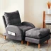 sofa giường cao cấp Sofa lười Bắc Âu vải sáng tạo phòng ngủ đơn giản dị và thoải mái giường gấp ban công có thể tháo rời và giặt được ghế phòng chờ đơn giản sofa văng nỉ Ghế sô pha