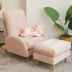 Sofa lười Bắc Âu vải sáng tạo phòng ngủ đơn giản dị và thoải mái giường gấp ban công có thể tháo rời và giặt được ghế phòng chờ đơn giản Ghế sô pha