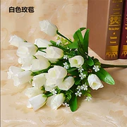 Lễ hội Qingming hoa cúc trắng mô phỏng hoa hồng quét mộ khô hoa giả đặt hoa đặc biệt - Hoa nhân tạo / Cây / Trái cây