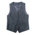 Suit vest vest nam phiên bản Hàn Quốc của Anh retro sọc giản dị vest vest hai mảnh phù hợp với chú rể ăn mặc thủy triều - Dệt kim Vest áo len nam trung niên Dệt kim Vest