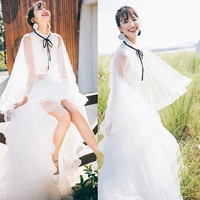 Кружевная одежда подходит для фотосессий для влюбленных, свадебное платье