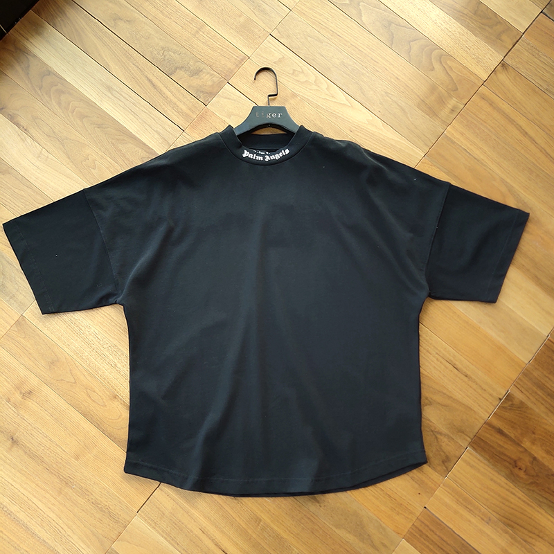 BlackCorrect version palmangels High street foaming letter pure cotton Short sleeve T-shirt 21030502