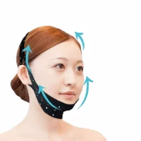 Японская подтягивающая разглаживающая эластичная повязка для лица, маска, убирает второй подбородок