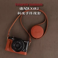 RX1 RX1R RX1R2 Máy ảnh Lớp da bảo vệ Layer Layer Lớp da Cowhide da phù hợp cho Sony túi máy ảnh manfrotto