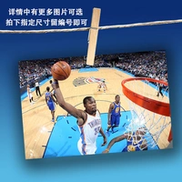 Плакат Durant Кевин Дюрант различные размеры NBA Star Photo Wall Stick