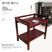 Mahjong máy mới bàn cà phê giá trà thép gỗ vuông cờ phòng thời trang giá trà bàn gỗ góc - Các lớp học Mạt chược / Cờ vua / giáo dục