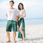 Cặp đôi đồ bơi nữ váy kỳ nghỉ ngực nhỏ Hàn Quốc bên bờ biển bikini bikini ba mảnh nóng bỏng