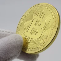 Mỹ kỷ niệm coin coin Bitcoin đồng xu vàng BTC ngoại tệ dollar thế giới sưu tập tiền xu chơi năm của dê xu cổ trung quốc