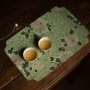 Dexin Pavilion Jacquard Tea Mat Damask Table Flag Trung Quốc thổ cẩm Trà Trà Bộ Vải Khăn trải bàn Placemat Coaster - Trà sứ bộ ấm trà đẹp giá rẻ