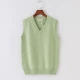 Зеленый свитер, жилет