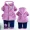 Bé gái mặc quần áo mùa thu đông 0-1-2 tuổi Bộ đồ ba mảnh 3 bé 6 tháng 9 Quần áo cotton mùa đông sơ sinh bodysuit cho bé sơ sinh