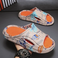 Камуфляжные классические тапочки в английском стиле, пляжная обувь в помещении, трендовые универсальные летние слайдеры, свободный крой, коллекция 2023