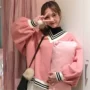 2018 mùa đông phụ nữ mới của Hàn Quốc ngọt ngào V-Cổ màu phù hợp với cộng với nhung dài tay áo len sinh viên hoang dã áo sơ mi áo blazer nữ