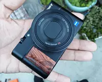 Ручка с твердым деревом камеры подходит для Sony Panasonic LX10 ZS100 Panasonic GF Sima Fuji XE Anti -Slipplace