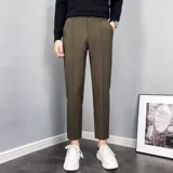 Мужские маленькие штаны для отдыха, костюм, в корейском стиле