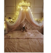 Sản phẩm mới treo trần treo giường treo vườn vòm nhà ren bên cung điện vòm muỗi lưới trẻ em công chúa trần - Bed Skirts & Valances