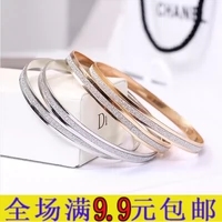 Phiên bản Nhật Bản và Hàn Quốc của xu hướng cá tính thời trang frosted ngọc trai mở vòng tay châu Âu và Mỹ phụ kiện vòng cung nữ vòng phong thuỷ