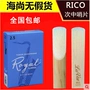 American RICO Royal Blue Box B-phẳng Alto Saxophone Reed Royal Ruikou Haishang Nhạc cụ - Phụ kiện nhạc cụ dây đàn ukulele