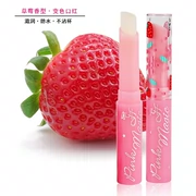 HengFang Heng Phường Strawberry Color Lip Balm Dưỡng ẩm Lip Balm Lasting Moisturising Lip Nữ Pink