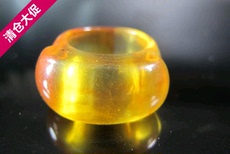 Украшения для рук 汉代极品古玩老古董杂项收藏老蜜蜡老琥珀雕刻马鞍形老戒指老扳指