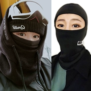 BSRABBIT Hàn Quốc của chính hãng mua mặt khăn khăn mặt nạ lạnh nhung dày ấm nam giới và phụ nữ mô hình đen