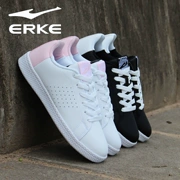 Hongxing Erke giày của phụ nữ giày 2018 mùa hè và mùa thu mới của phụ nữ thường giày thể thao nhẹ hoang dã trắng đen