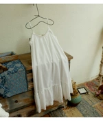 Sen phụ nữ hoang dã khâu ren dài lỏng cotton sling váy lót bên trong váy đáy váy mùa xuân và mùa hè - Sản phẩm HOT
