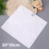 viên vệ sinh máy giặt 10 gói nguyên chất bông trắng khăn vuông nhỏ Lẩu khách sạn mẫu giáo nhà hàng khăn tay nhỏ khăn trắng vuông giẻ vien tay long giat Trang chủ