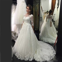 Long Sleeve Wedding Dresses Bridal Dress Wedding Gown
