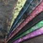 Vải satin thổ cẩm tối màu truyền thống, vải DIY thủ công, nhiều loại vải phong cách quốc gia vải xô cotton